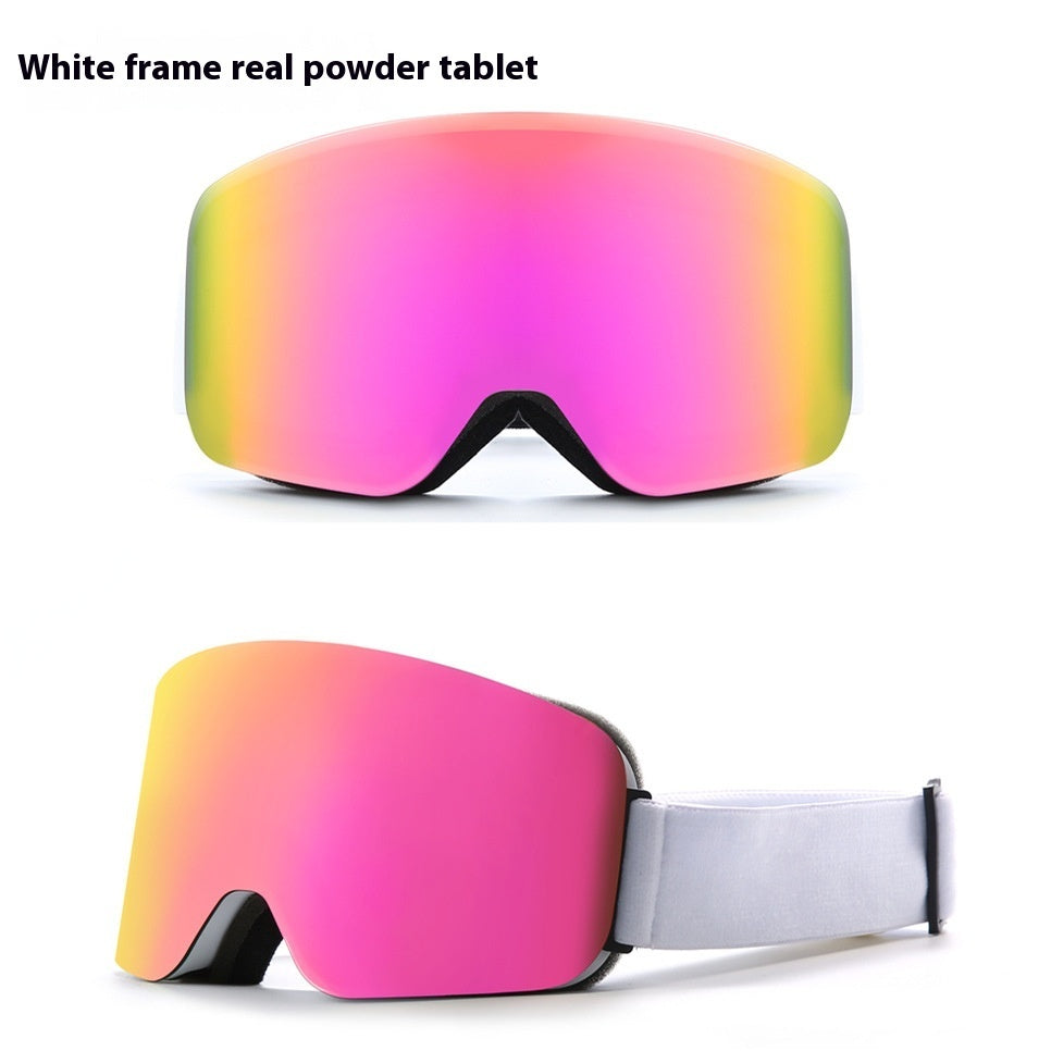Ski Goggles – anti-fog lens, double-layer protection