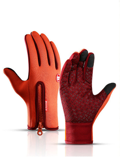 Motorcycle Riding Gloves – waterproof, soft fleece lining