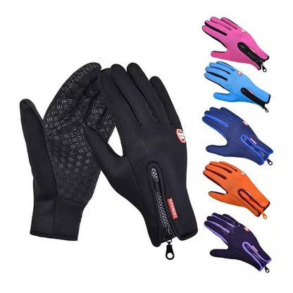 Motorcycle Riding Gloves – waterproof, soft fleece lining