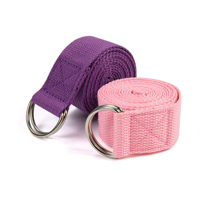 Yoga-assisted stretch polyester-cotton tension band