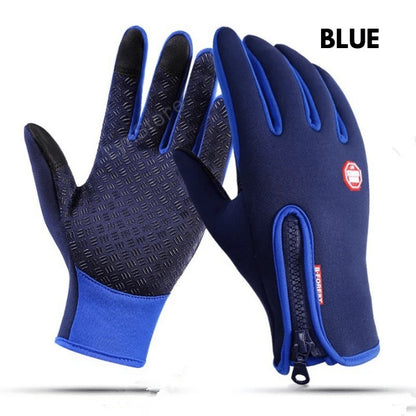 Motorcycle Riding Gloves – waterproof, soft fleece lining