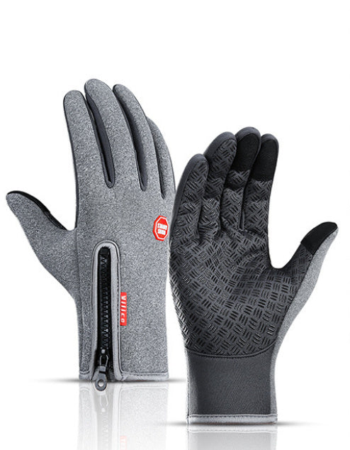 Motorcycle Riding Gloves – waterproof, soft fleece lining