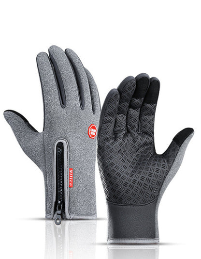Motorcycle Riding Gloves – waterproof, soft fleece lining