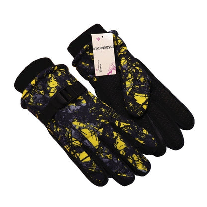 Ski Gloves – warm insulation, velvet lining