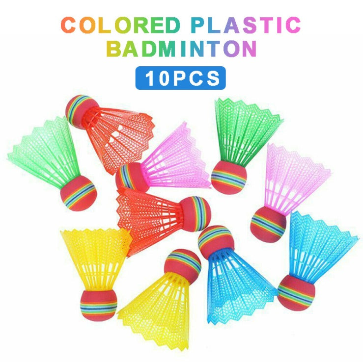 Colorful plastic badminton Rainbow Ball