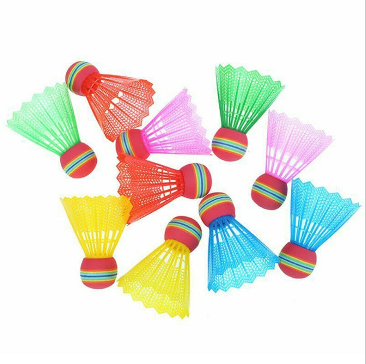 Colorful plastic badminton Rainbow Ball