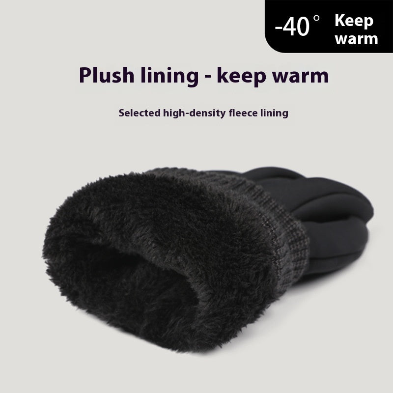 Ski Gloves – warm insulation, soft fleece lining