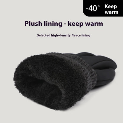 Ski Gloves – warm insulation, soft fleece lining