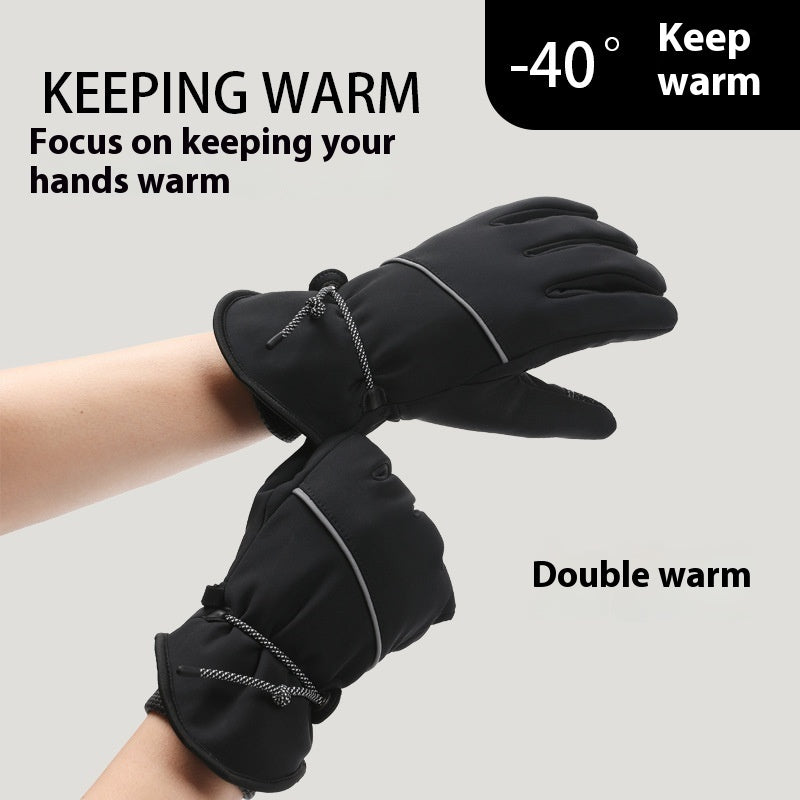 Ski Gloves – warm insulation, soft fleece lining