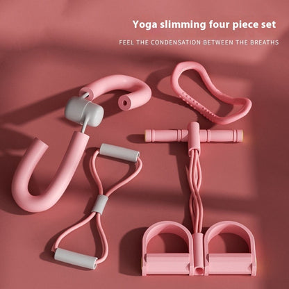 Yoga Four Piece Set Foot Pedaling And Leg Stretching Beauty Device